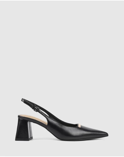 Siren - Yaz Sling Back Block Heels