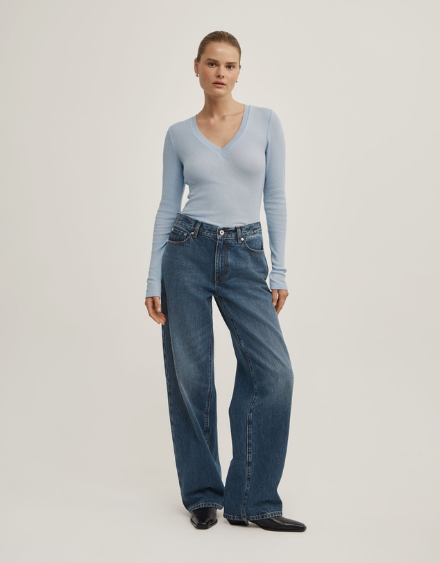 Witchery - Fine V-neck Long-sleeve Top