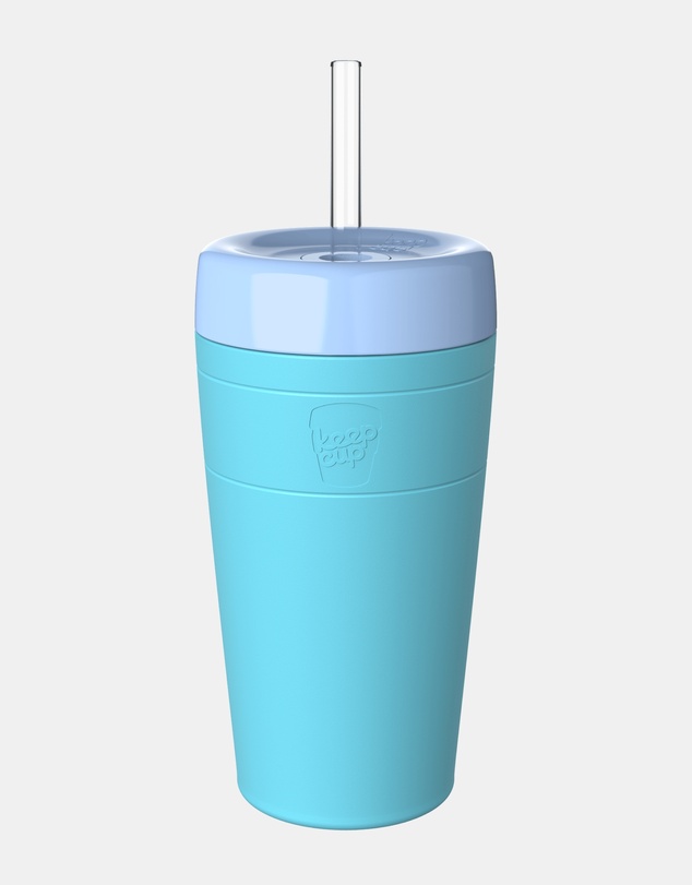 KeepCup - Helix Cold Cup 16oz Reusable Coffee Cup with Straw