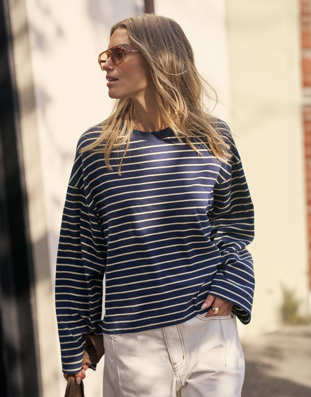Ceres Life - Beau Long Sleeve Slouchy Tee