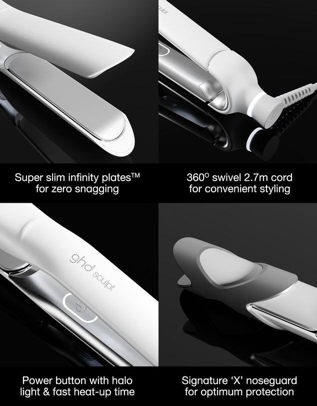 ghd - Sculpt Interactive Hair Straightener in White