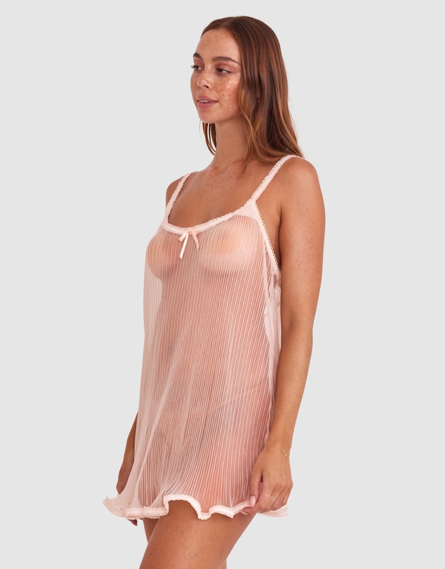 Bras N Things - Night Games Blushing Slip - Light Pink