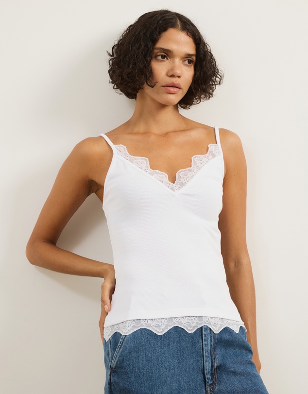 Atmos&Here - Sienna Jersey Lace Cami