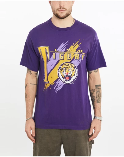 Vintage by The Real Deal - Pre Loved - Vintage 90s NCAA LSU Tigers Tee