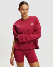 Cotton On Body Active - Long Sleeve Graphic Crew Tee