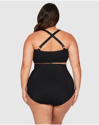 Artesands - Sculpt Black Michelangelo Extra High Waisted Swim Pant