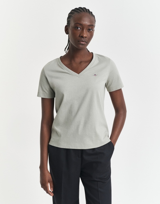 Gant - Shield V-Neck T-Shirt