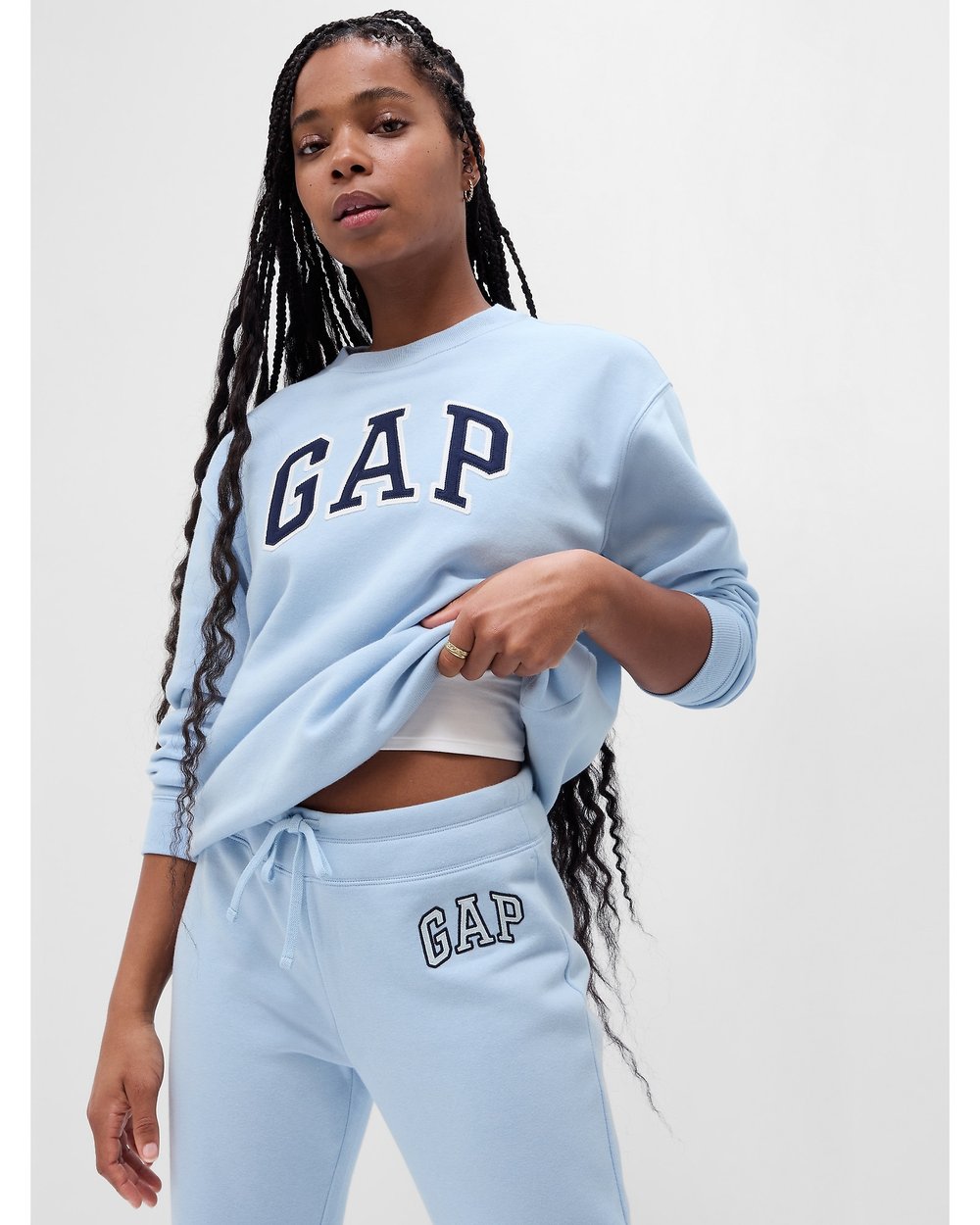 Gap Logo Fleece Sweatshirt by Gap Online | THE ICONIC | Australia