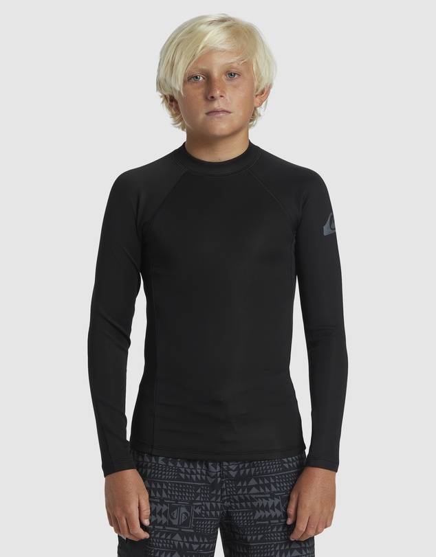 Quiksilver - Everyday Heat Long Sleeve Upf 50 Surf T Shirt For Boys 2 7