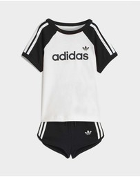 adidas Originals - Sprinter Shorts and Tee Set - Babies-Kids