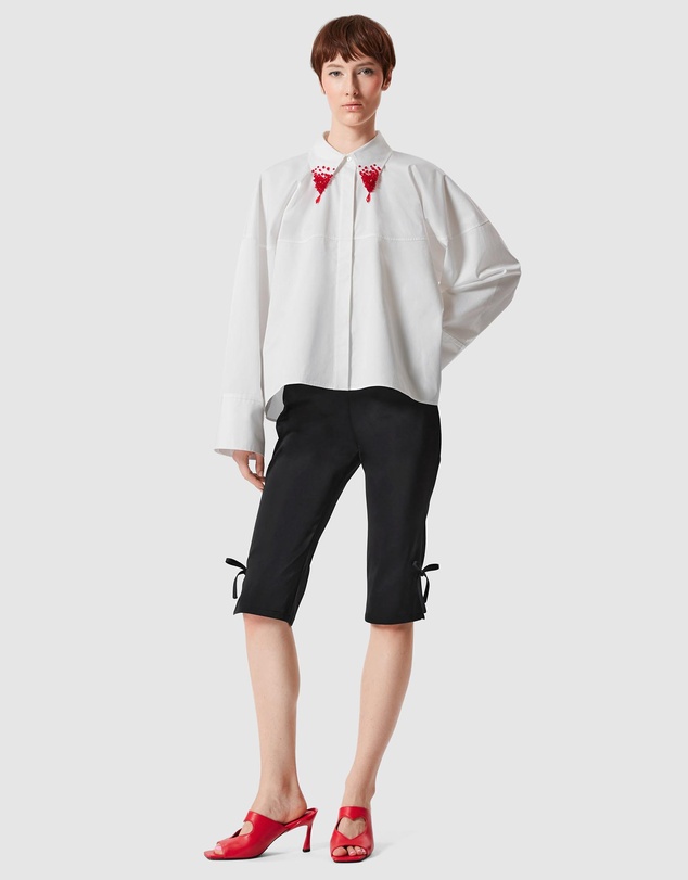 & Other Stories - Ribbon-Detailed Capri Trousers