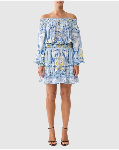 Camilla - Off Shoulder Short Dress