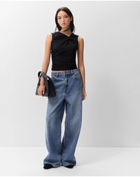 UNISON - Knot Detail Sleeveless Tee