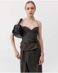 St. Agni - Woven Envelope Slim Tote
