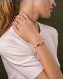 Nialaya Jewellery - Women's Rainbow Pearl Bracelet