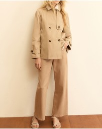 Emme - Stretch Gabardine Trousers