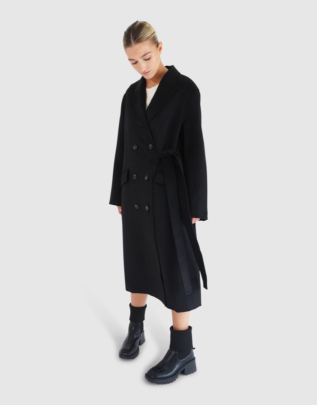 Belle & Bloom - Right There Side Tie Coat