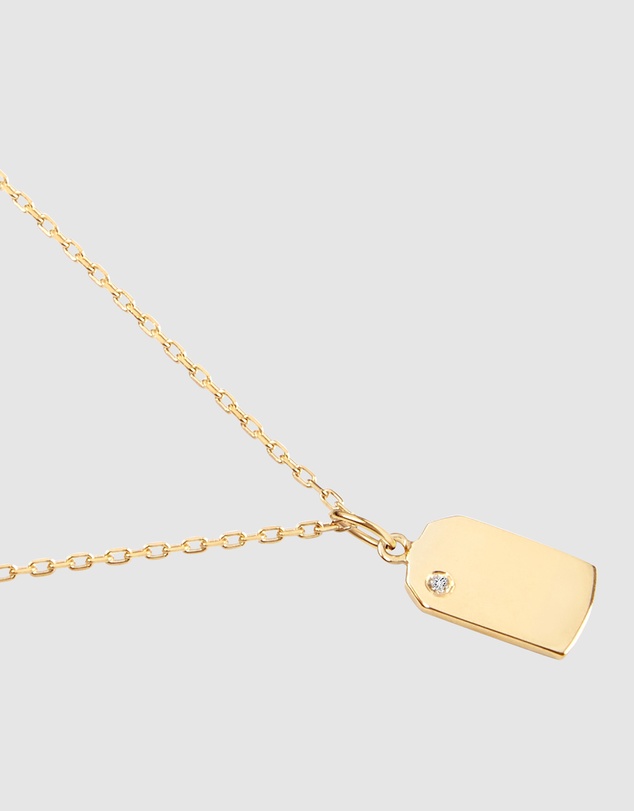 Luna Rae - Solid Gold - Diamond Luminous Necklace