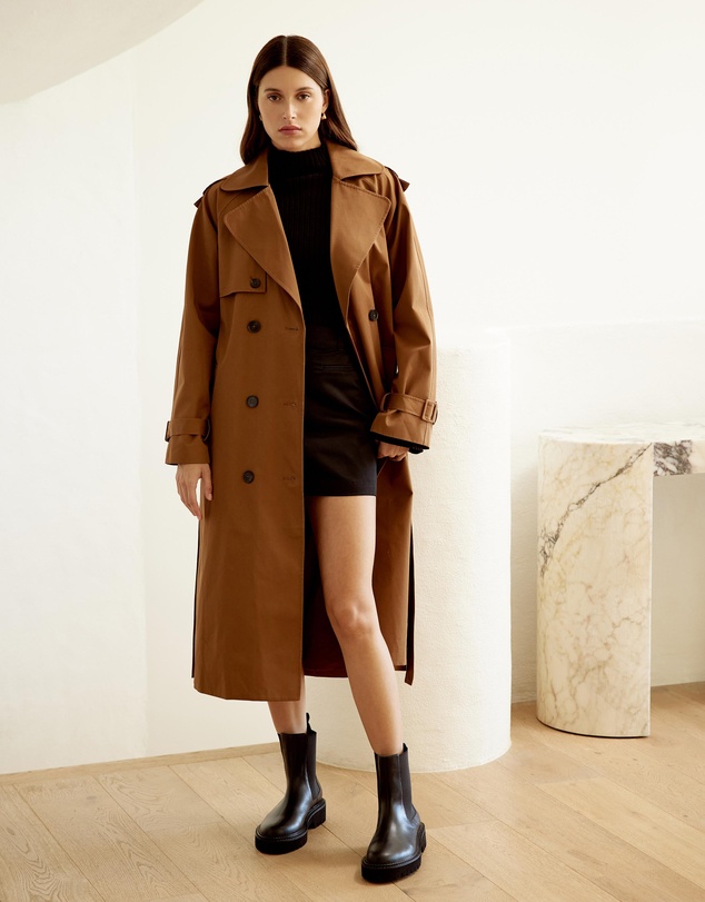 AERE - Organic Cotton Trench