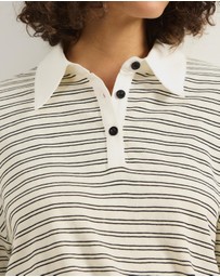 Atmos&Here - Averin Long Sleeve Fitted Waist Top