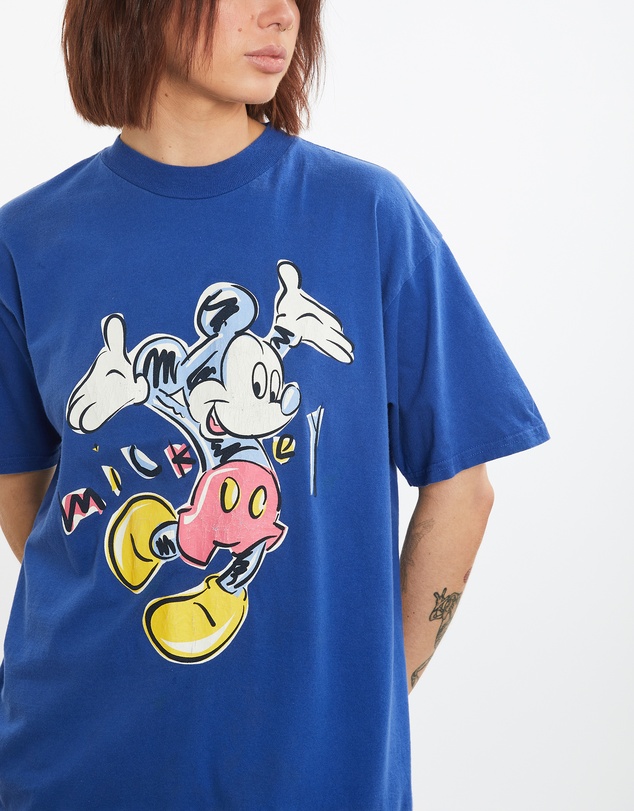 Vintage by The Real Deal - Pre Loved - 90s Disney Mickey Mouse Tee
