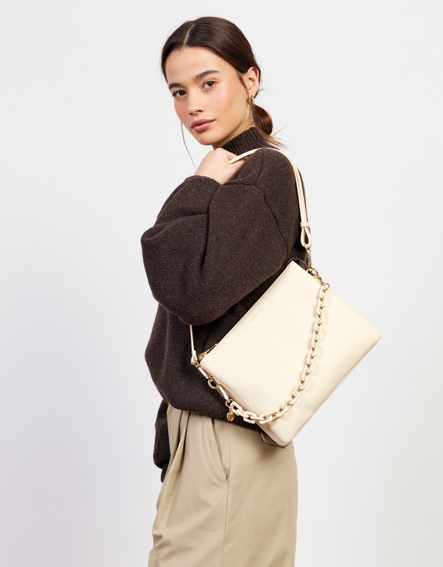 SABEN - Matilda Crossbody Vanilla + Tonal Chain