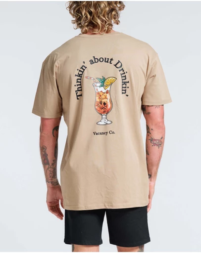 Vacancy Co - Thinkin about Drinking Tee