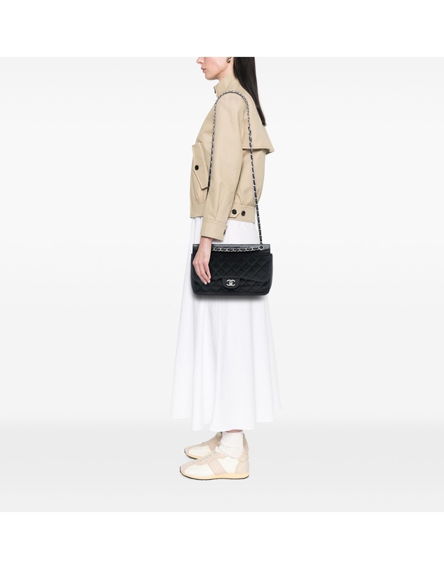 Pre-Loved by Azura Reborn - Pre-Loved Jumbo Classic Caviar Double Flap