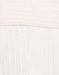 Petal & Pup - Kenny Off Shoulder Knit Sweater - Cream