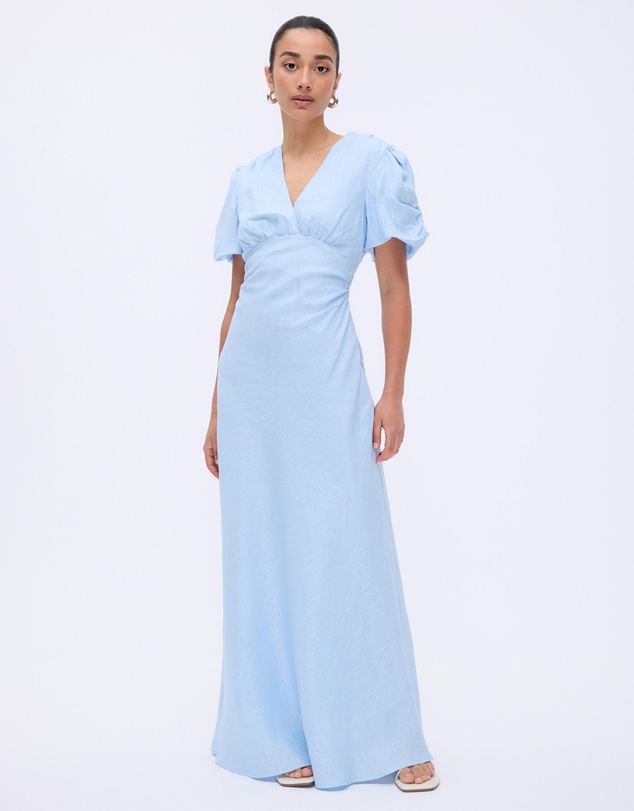 Minima Esenciales - Amaya Puff Sleeve Maxi Dress