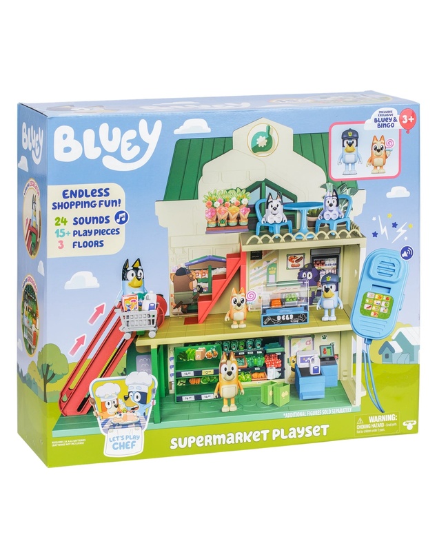 Bluey - Supermarket Playset