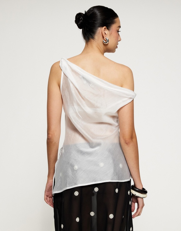 Lover - Layla Asymmetric Sheer Top
