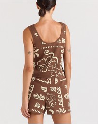 Poolside Paradiso - Jamaica Knit Short - Coco