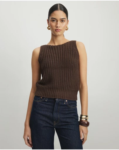 AERE - Layla Organic Cotton Vest