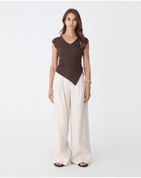 Forcast - Galina Ruched Lyocell Knit