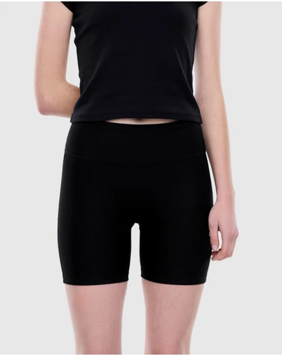 ENA PELLY - Athleisure Rib Bike Shorts