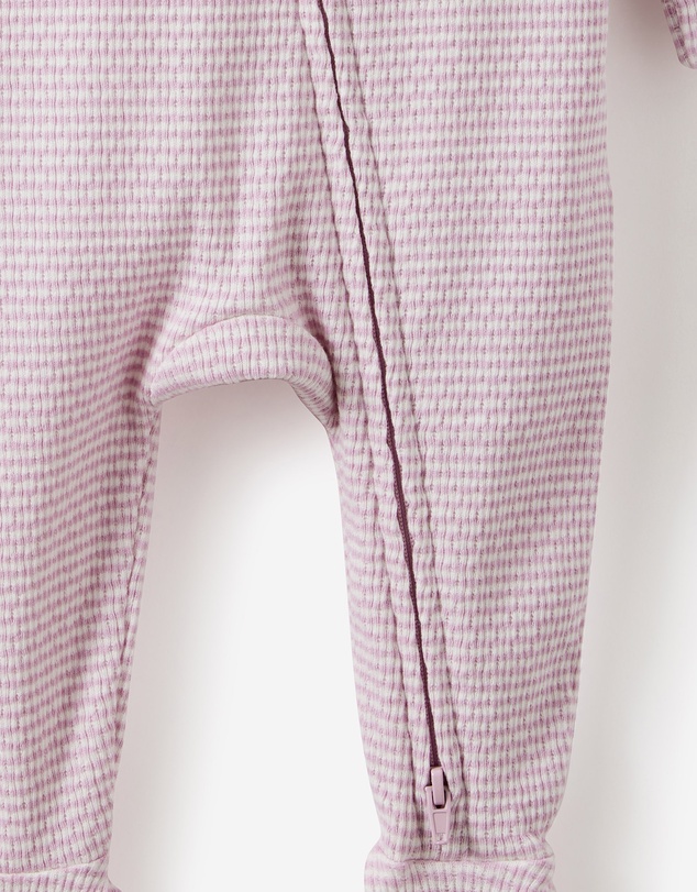 Cotton On Kids - Littlie Organic Long Sleeve Zip Romper
