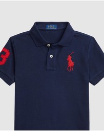 Polo Ralph Lauren - Big Pony Cotton Mesh Polo Shirt - Babies-Kids