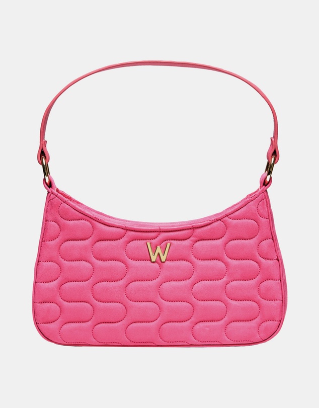 Wolf - Wolf Mimi Swirl Shoulder Bag with Scarf Pink Flash