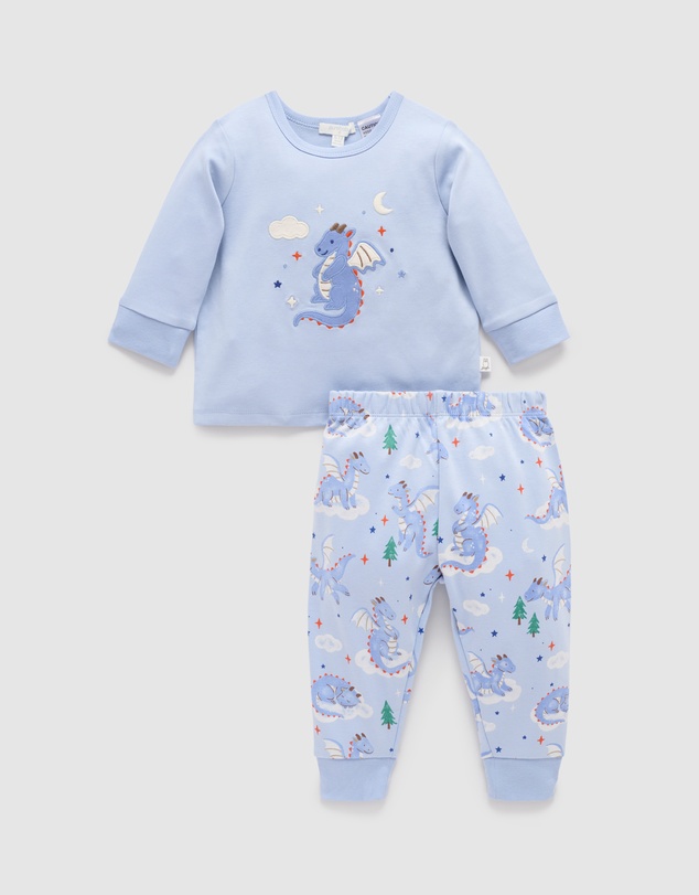 Purebaby - Thick PJ Set -Kids-Babies