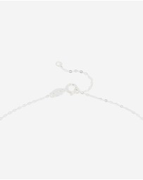 Lovisa - Sterling Silver Cubic Zirconia Double Heart Necklace