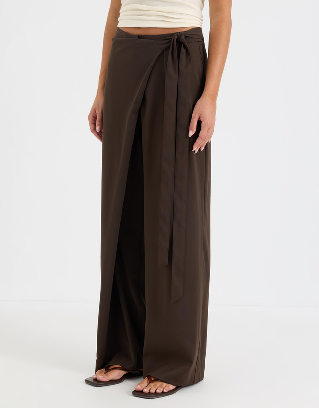 Calli - Jane Wrap Waist Tie Pants