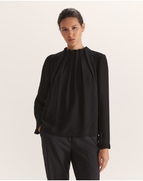 SABA - Willa High Neck Long Sleeve Top