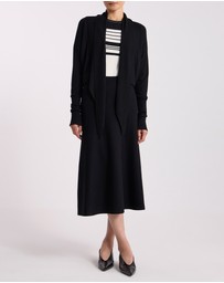 David Lawrence - Grayson Merino Wrap Cardigan