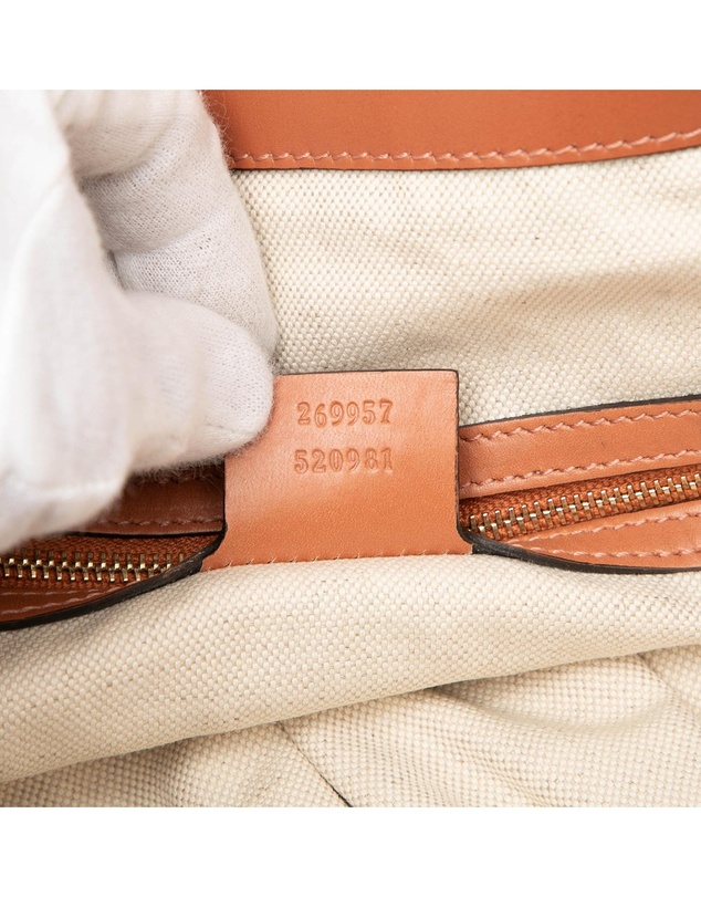 Gucci - Pre-Loved GG Canvas Heart Bit Satchel