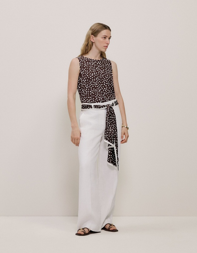 Trenery - Elorie Longline Tank in Coffee
