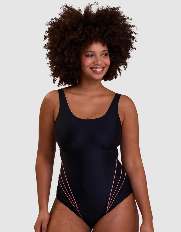 Sans Complexe - Bondi Beach Sporty One-Piece Swimsuit with Bust Support