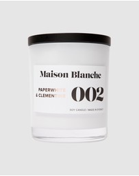 Maison Blanche - 002 Paperwhite & Clementine - Large Candle