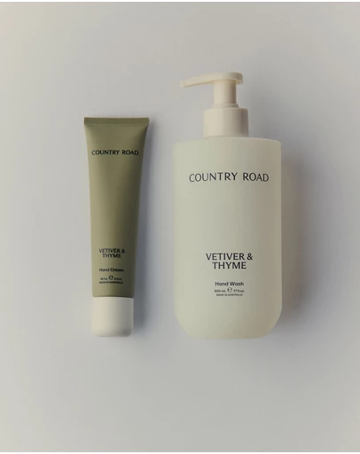 Country Road - Australian Made Vetiver & Thyme Hand Care Set