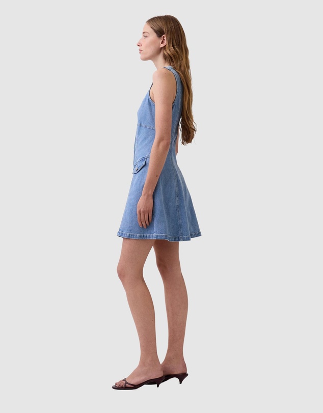 GAP - Sleeveless ZF V-Neck Mini Dress